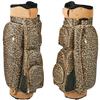 CUTLER Naples Tan & Brown Exotic Leopard 14-Way Cart Bag $479.99