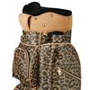 CUTLER Naples Tan & Brown Exotic Leopard 14-Way Cart Bag $479.99