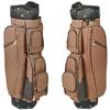 CUTLER Portofino Light Caramel Brown Houndstooth 14-Way Cart Bag $475