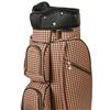CUTLER Portofino Light Caramel Brown Houndstooth 14-Way Cart Bag $475