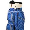 CUTLER Sorrento Sea Blue Tan with Argyle 14-Way Cart Bag $465