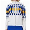 Daily Sports Ivory-Multi Placed Argyle Knit Cardigan Sweater $190
