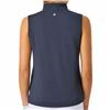 Daily Sports Kim Sleeveless Cotton Blend Navy Zip Pique Shirt $76.99