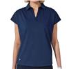 Daily Sports Birdie Johnny Collar Navy Cap Sleeve Shirt $79.99