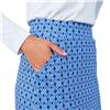 Daily Sports 17-3/4" Blue Geo Print Quick Dry Pull-On Print Jersey Skort $128.99
