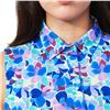 Daily Sports "Floral & Leaf" Multi Color Art Print Sleeveless Shirt $118.99