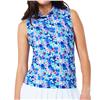 Daily Sports "Floral & Leaf" Multi Color Art Print Sleeveless Shirt $118.99