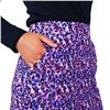 Daily Sports 17-3/4" Bright Leopard Print Quick Dry Pull-On Print Jersey Skort $128.99