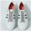 Eden White with Leopard Stripe-Beige Spikeless Sneaker Reg: $259 Now: $129.50 - 9, 10