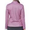 Daily Sports Pop Geometeric Print Long Sleeve Zip Polo $138.99