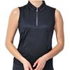 DAILY BASICS Peoria Black Textured UPF50+ Sleeveless Shirt $74