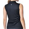 DAILY BASICS Peoria Black Textured UPF50+ Sleeveless Shirt $74