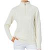 Daily Sports Ivory Textured Cable & Rib Knit Pullover Sweater $158