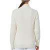 Daily Sports Ivory Textured Cable & Rib Knit Pullover Sweater $158