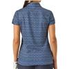 Daily Sports Sheermotion Blue Multi Geo Cap Sleeve Polo $99