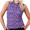 Daily Sports "Bright Leopard" Art Print Sleeveless Shirt $118.99
