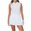 Daily Sports White 15" Inch Fold Pleat Pull-On Quick Dry Skort $130