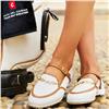Duca Del Cosma Belledonna White-Brandy Golf & Leisure Shoe $199