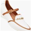 Duca Del Cosma Belledonna White-Brandy Golf & Leisure Shoe $199