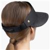 Eric Javits Champ Black with Black UPF50+ Sun Visor Blocks 95% of Harmful Rays: $187