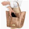 Eric Javits Crikey Mate Croc Texture Medium-Large Tote $390