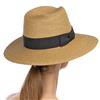 Eric Javits Instinct 3-1/2" Inch Natural-Black UPF50+ Fedora Sun Hat: $295