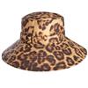 Eric Javits Kaya Natural & Jaguar 3-3/4" Water Repellent Packable Rain Hat