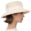Eric Javits Phoenix 3-1/2" Inch Cream Squishee Fedora UPF50+ Sun Hat: $295