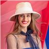 Eric Javits Phoenix 3-1/2" Inch Cream Squishee Fedora UPF50+ Sun Hat: $295