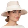 Eric Javits Phoenix 3-1/2" Inch Cream Squishee Fedora UPF50+ Sun Hat: $295