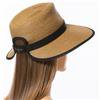 Eric Javits Suncrest 4" Inch Natural-Black Hybrid Model Fedora-Visor Hat: $295