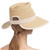 Eric Javits Suncrest 4" Inch Original Peanut-Tan Hybrid Model Fedora-Visor Hat: $295