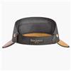 Eric Javits Champ Tipped Black-Natural-Black UPF50+ Sun Visor Blocks 95% of Harmful Rays: Sale: $188