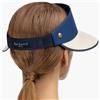 Eric Javits Save $43 on Champ White Mix Brim with Navy UPF50+ Sun Visor Blocks 95% of Harmful Rays: $215