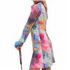 Famara Monet Art Inspired Multi-Color Long Sleeve Dress $160
