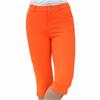 Famara Tangerine Comfort Stretch Jersey 27" Pedal Pusher $140