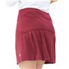 Famara Claret Red Comfort Stretch 17-1/2" Pull-On Jersey Fabric Skort $126
