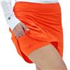 Famara Tangerine Comfort Stretch 17-1/2" Pull-On Jersey Fabric Skort $126