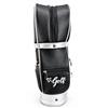 Black & Silver 13-1/2" Mini Faux Leather Golf Bag Crossbody or Carry Purse $98.99