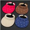 High Spirits 4" Inch Crystal Studded Clip-On Visors - 10 Colors $39.99