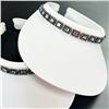High Spirits Sparkling Dot & Diamond Crystal 4" Inch Clip-On Visor - 2 Colors $35.99