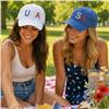 High Spirits 3" Inch USA Letters Baseball Cap - 4 Options $39.99
