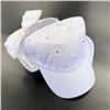 Bow-Back Crystal Studded Women's All White Baseball Cap $39.99