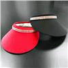 High Spirits Red Crystal Wave Clear-Red 4" Inch Clip-On Sun Visor - 9 Colors $35.99