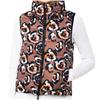 Kastel Denmark Chocolate-Pansy Reversible Water Resistant Vest $179