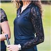 Kastel Denmark Long Sleeve Black Lace Raglan Shirt $99.99