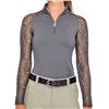 Kastel Denmark Long Sleeve Slate Grey Lace Raglan Shirt $99.99