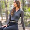 Kastel Denmark Long Sleeve Slate Grey Lace Raglan Shirt $99.99