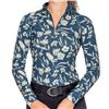 Kastel Denmark UPF30+ Sailor Blue French Tulip Long Sleeve Mock $99