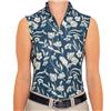 Kastel Denmark UPF30+ Sailor Blue French Tulip Sleeveless Mock $89